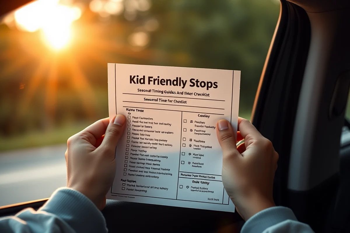 kid friendly stops seasonal timing guides checklist — Kid Friendly Stops Seasonal Timing Guides Checklist (step by step)